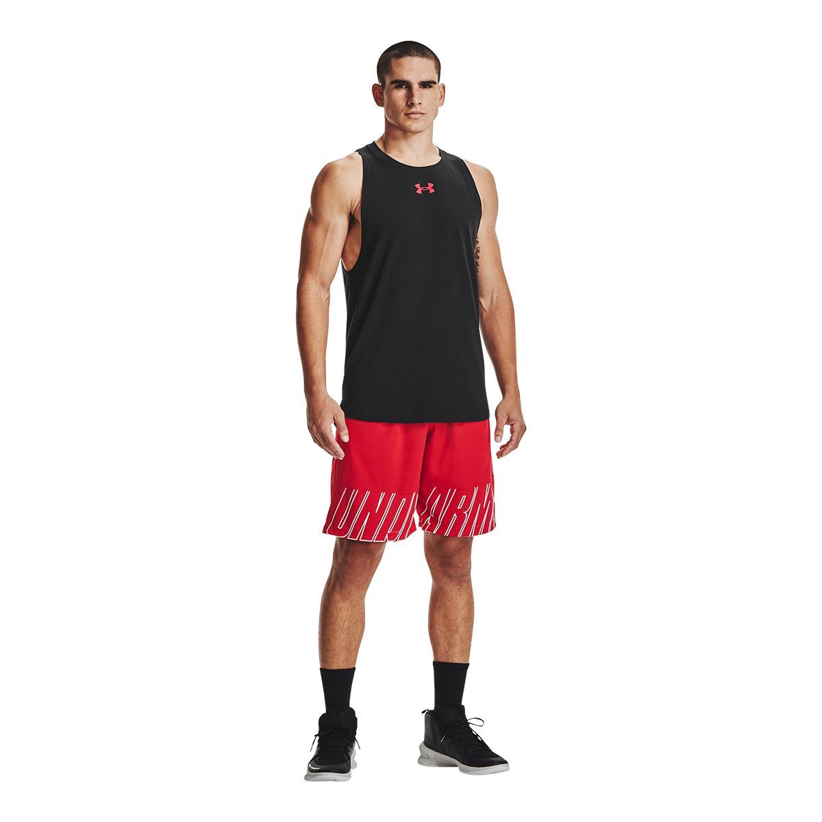 Under Armour Men's Baseline Cotton Tank Top, Lightweight, Sleeveless