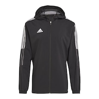 adidas Men's Tiro 21 Windbreaker Jacket Front_Flat