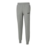 PUMA Men's Essential Sweatpants, Fleece, Workout, Lightweight, Cuffed Front_Angled_Left