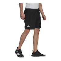 adidas Men's 3-Stripe Tennis Shorts Front_Angled_Right