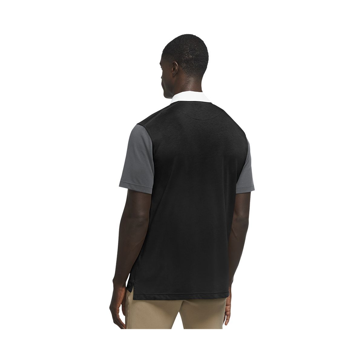 Nike Golf Men's Dri-Fit Players Colorblock Short Sleeve Polo T Shirt, Relaxed Fit