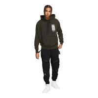 Nike Men's Jordan Zion Dri-FIT Pullover Hoodie, French Terry Fleece, Moisture-Wicking Front_Flat