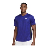 Nike Men's Dri-FIT Victory Print Tennis T Shirt Front_Angled_Left