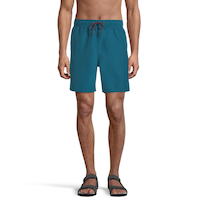 Ripzone Men's Surge Swim Volley Shorts, 18", Quick-Dry, UPF 40 Front_Flat