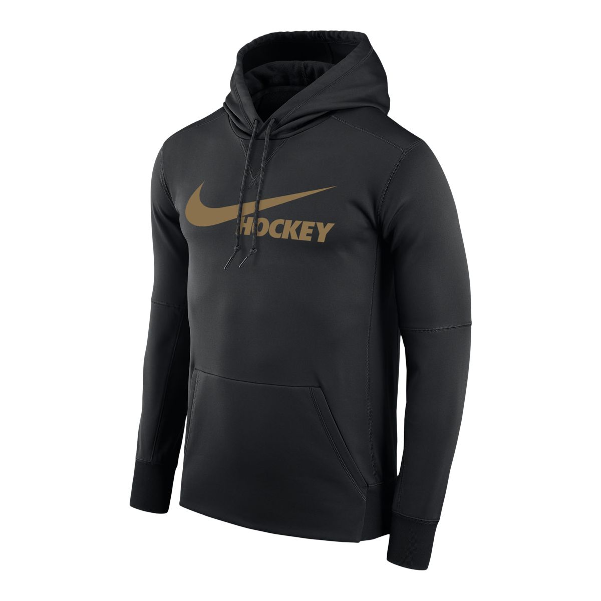 NIKE NATIONALS THERMA HOODIE PULLOVER ZIPPER POCKET (GRAY)