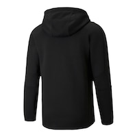 Puma Men's Evostripe Full Zip Training Hoodie, Moisture-Wicking Back_Angled_Right