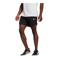 adidas Men's Primeblue Always Om 7” Shorts, Loose/Relaxed Fit, Yoga, Drawstring, Lightweight Front_Angled_Left