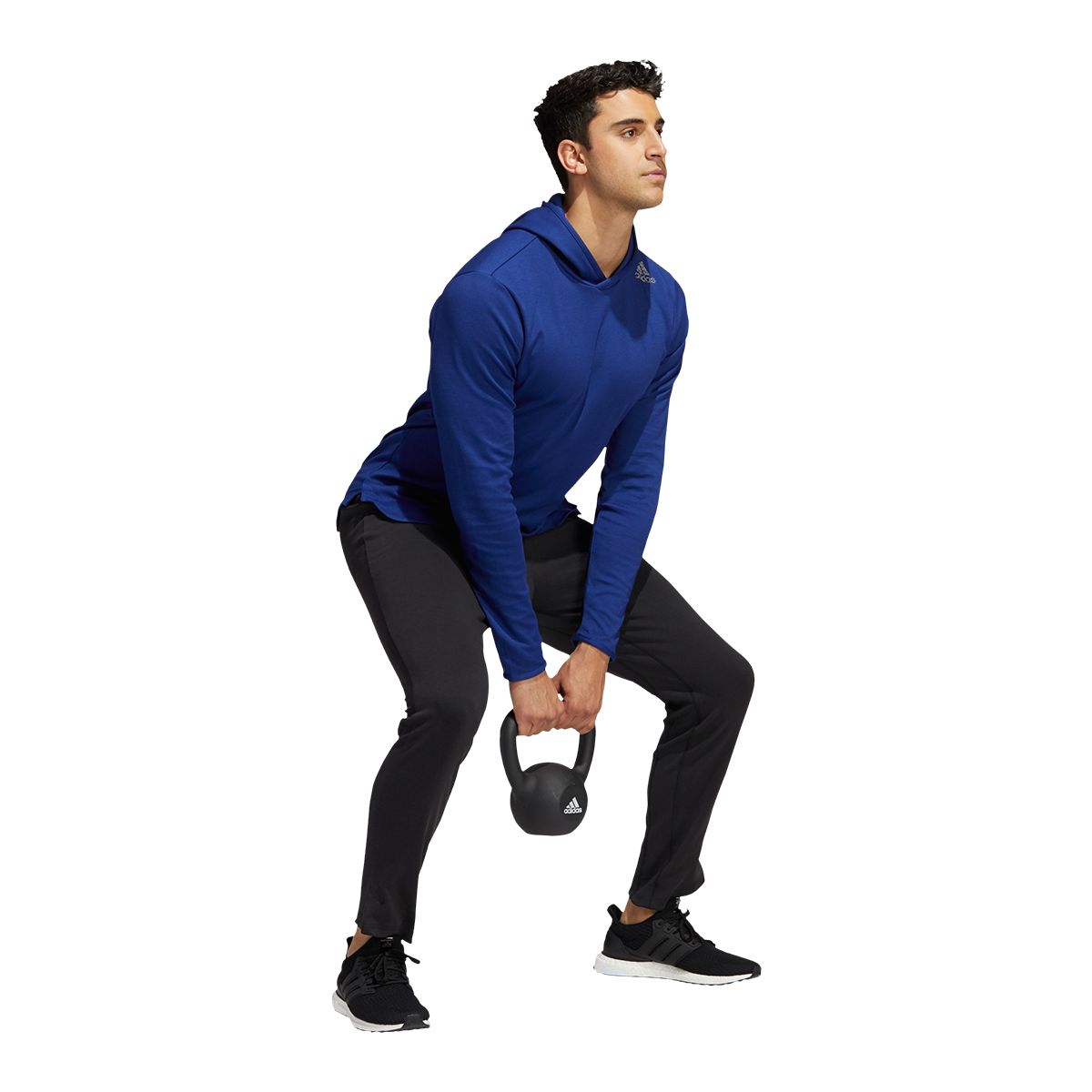 adidas Men's Prime Blue Yoga Pullover Hoodie