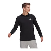 adidas Men's FreeLift Training Long Sleeve T Shirt Front_Flat