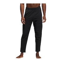 adidas Men's French Terry Yoga Pants Front_Flat