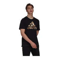 adidas Men's Camo Training T Shirt Front_Angled_Right