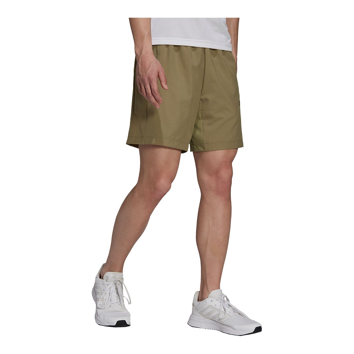 adidas Men's Woven 7” Shorts, Regular Fit, Gym, Drawstring