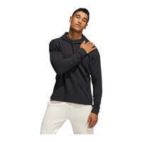 adidas Men's French Terry Yoga Pullover Hoodie, Moisture-Absorbing Front_Flat