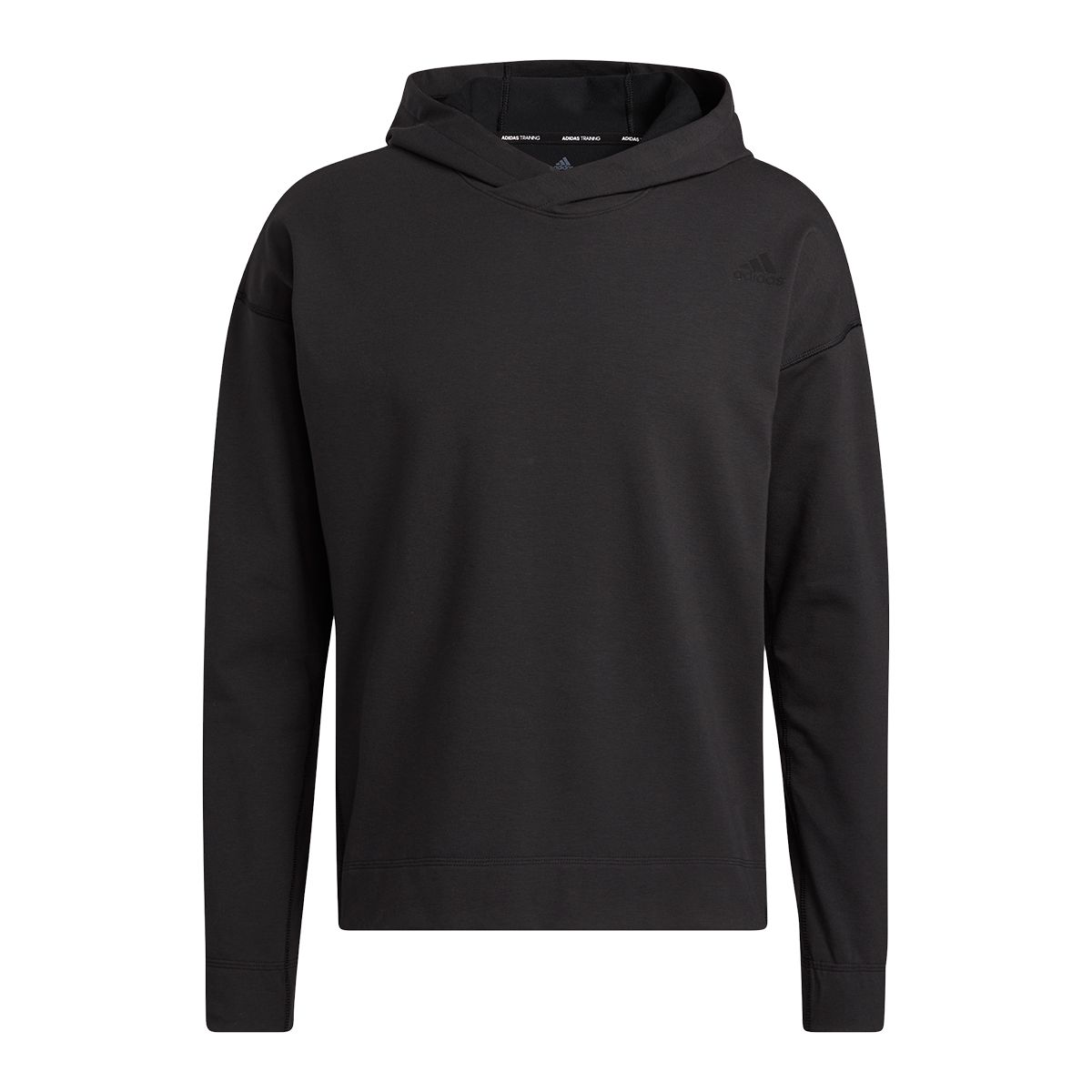 adidas Men's French Terry Yoga Pullover Hoodie, Moisture-Absorbing