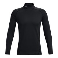 Under Armour Men's ColdGear© Fitted Mock Long Sleeve Shirt Front_Flat