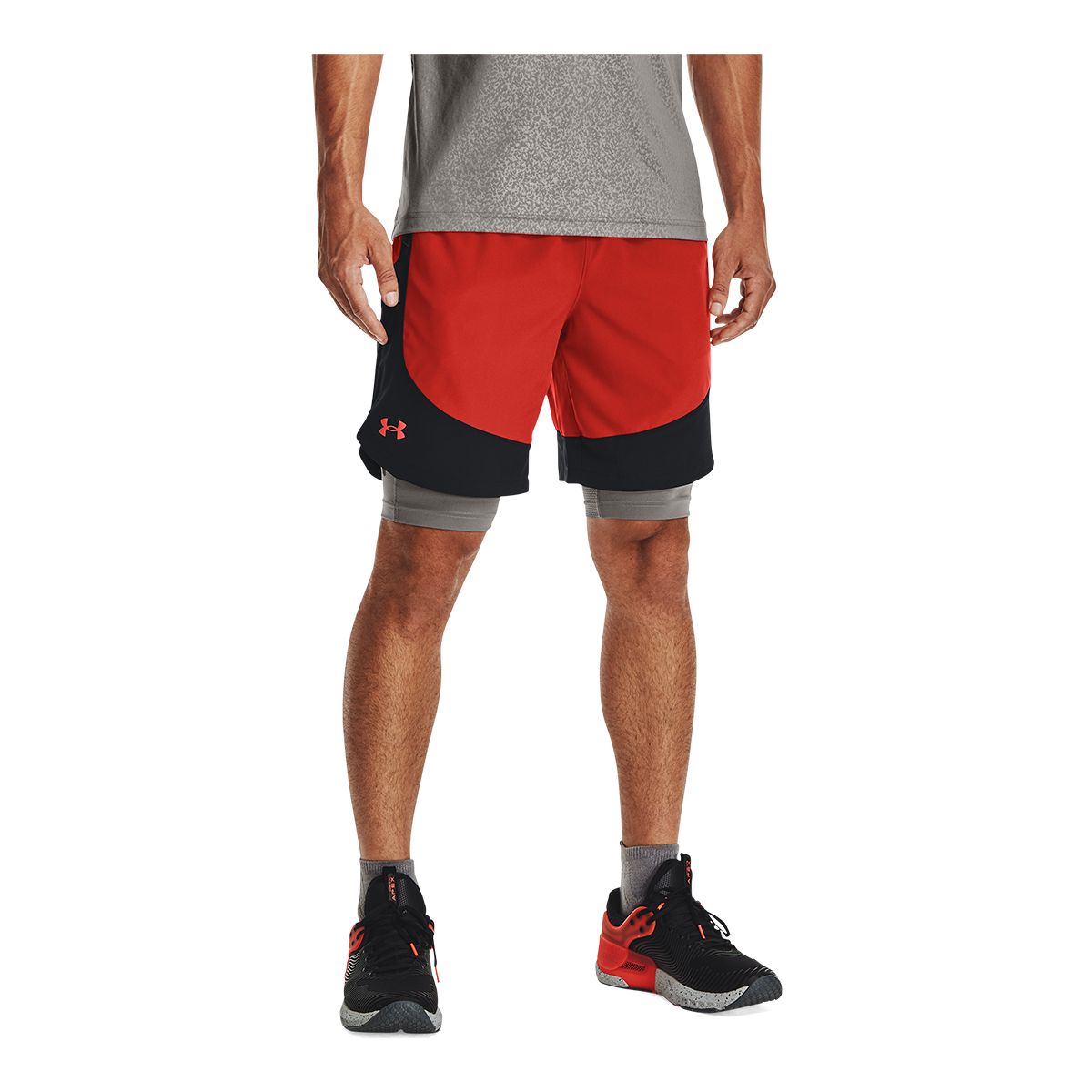 Under Armour Men's HITT Woven 8" Shorts, Loose/Relaxed Fit, Gym, Drawstring, Lightweight