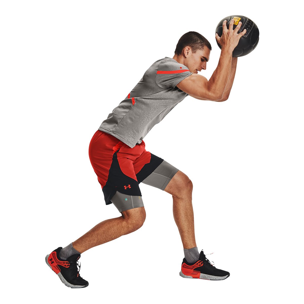 Under Armour Men's HITT Woven 8" Shorts, Loose/Relaxed Fit, Gym, Drawstring, Lightweight
