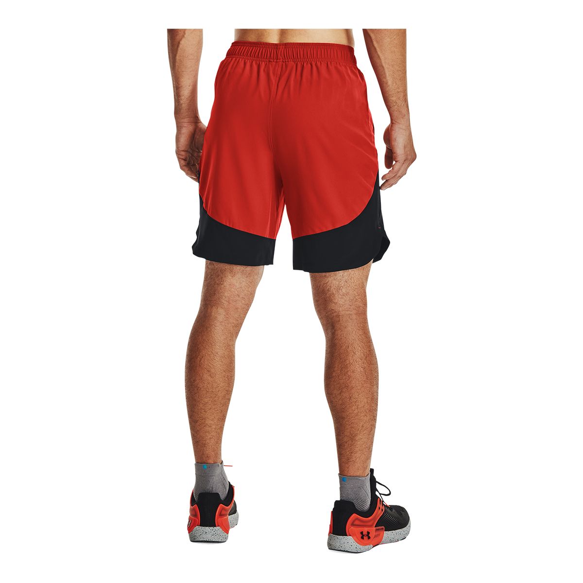 Under Armour Men's HITT Woven 8" Shorts, Loose/Relaxed Fit, Gym, Drawstring, Lightweight