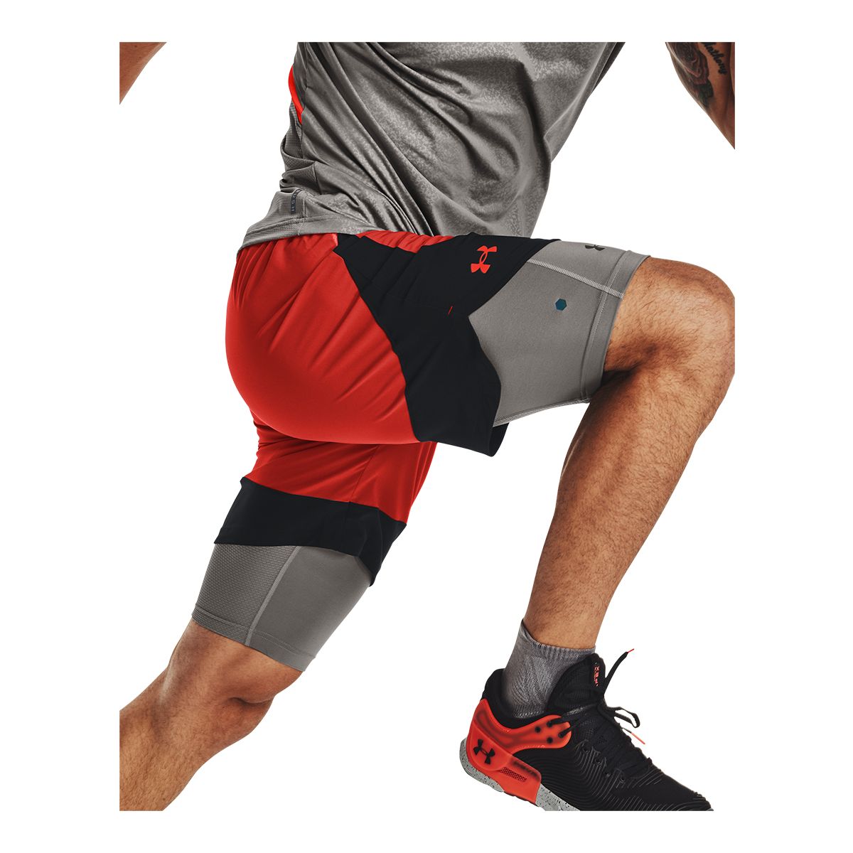 Under Armour Men's HITT Woven 8" Shorts, Loose/Relaxed Fit, Gym, Drawstring, Lightweight