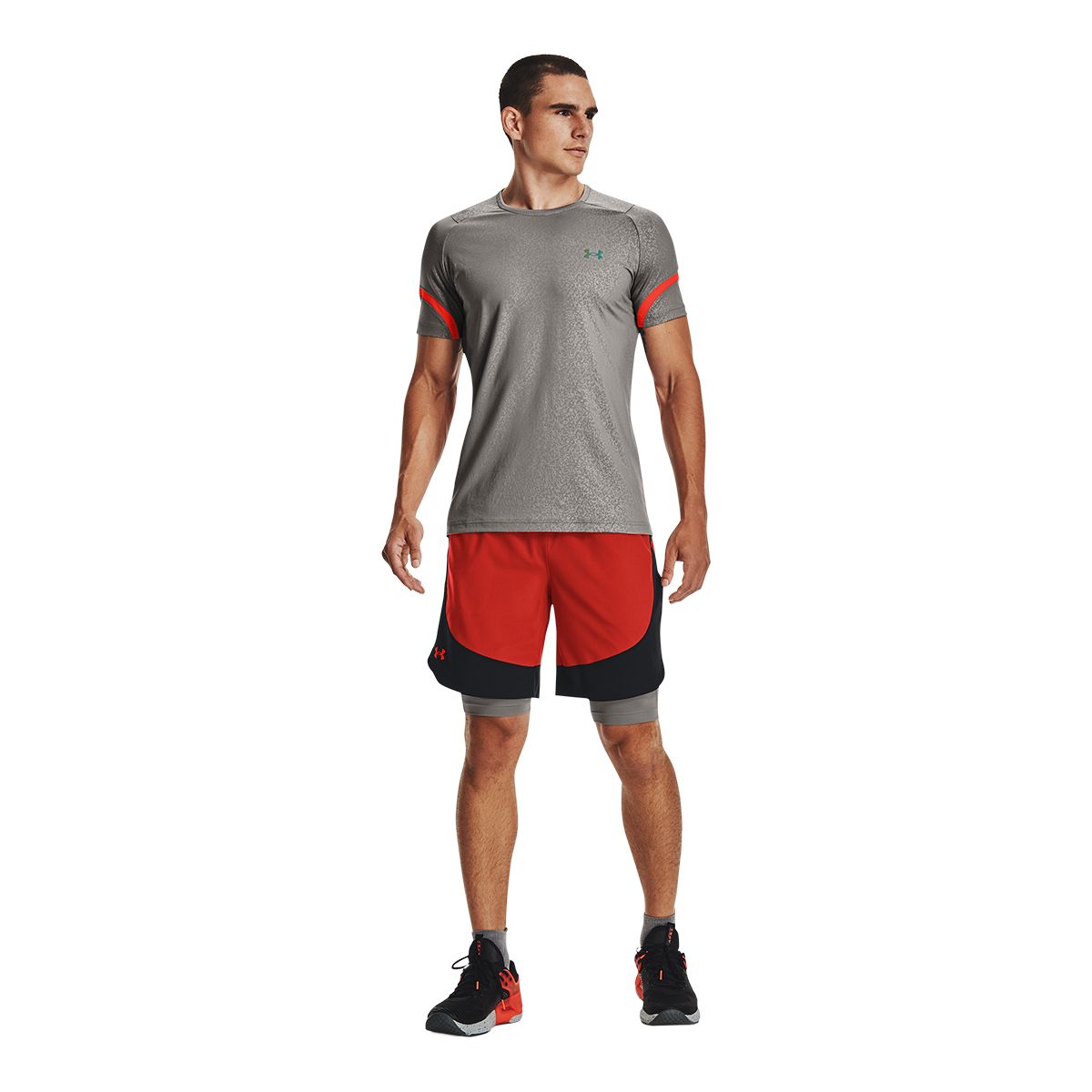 Under Armour Men's HITT Woven 8" Shorts, Loose/Relaxed Fit, Gym, Drawstring, Lightweight