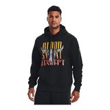 Under Armour Men's Project Rock Originators Pullover Hoodie, Fleece, Kangaroo Pocket Front_Angled_Left