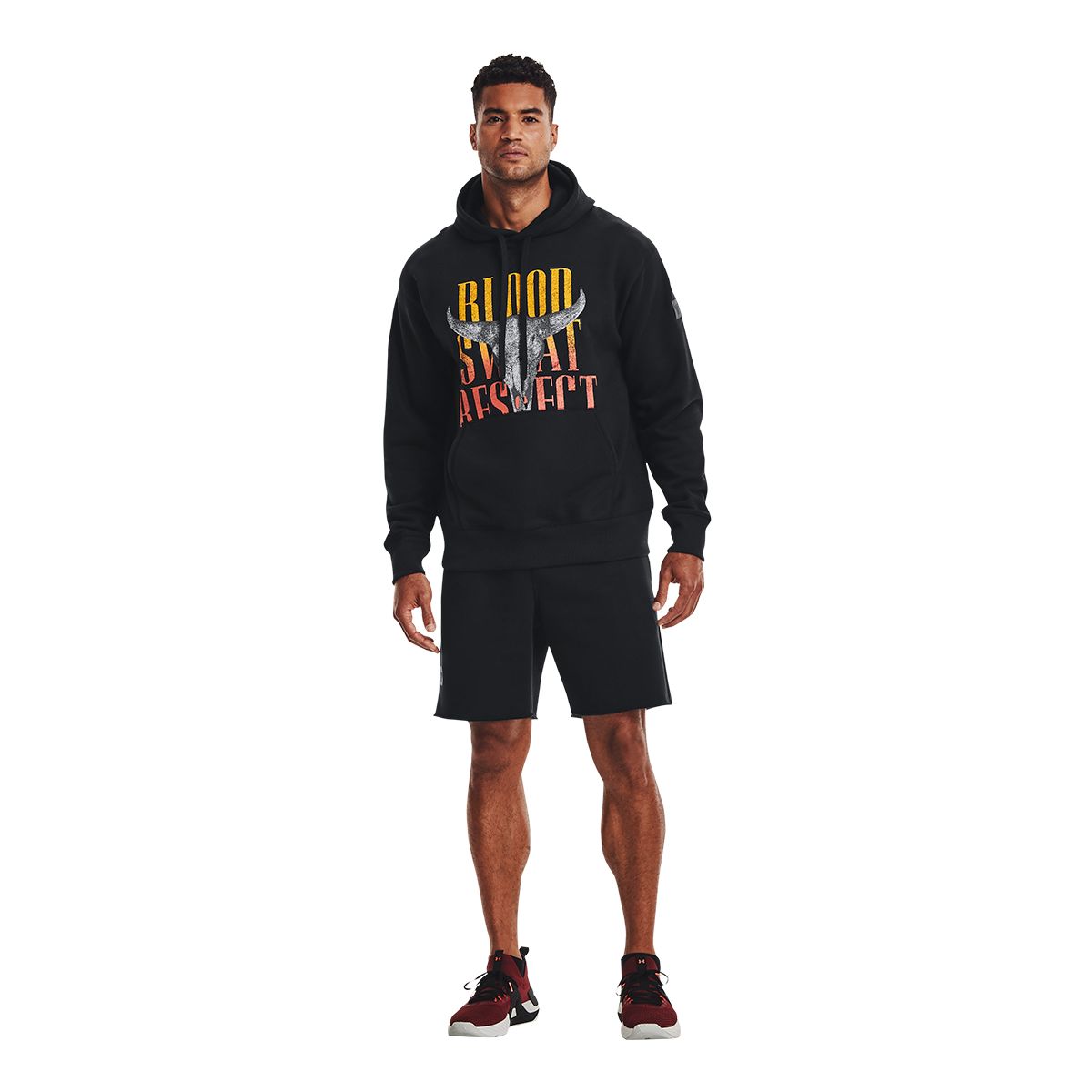 Under Armour Men's Project Rock Originators Pullover Hoodie, Fleece, Kangaroo Pocket