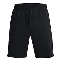 Under Armour Men's Project Rock Originators 9.5" Shorts, Loose/Relaxed Fit, Gym, Drawstring Front_Flat