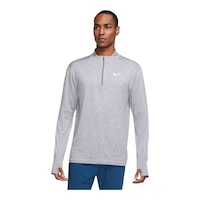 Nike Men's Element 1/2 Zip Long Sleeve Top Front_Flat
