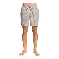 Quiksilver Men's Endless Trip Swim Volley Shorts, 17", 2-Way Stretch Front_Flat