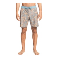 Quiksilver Men's Hempstretch Endless Trip Swim Boardshorts, 18", 4-Way Stretch Front_Flat