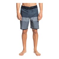 Quiksilver Men's Surfsilk Tijuana Swim Boardshorts, 19", 4-Way Stretch Front_Flat