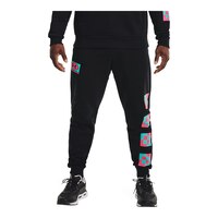 Under Armour Men's Rival Sweatpants, Fleece, Cuffed, Joggers Front_Flat