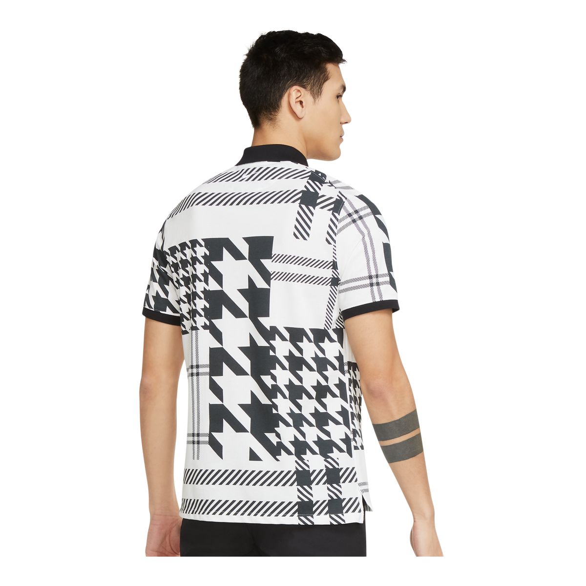 Nike Golf Men's The Nike Plaid Short Sleeve Polo T Shirt