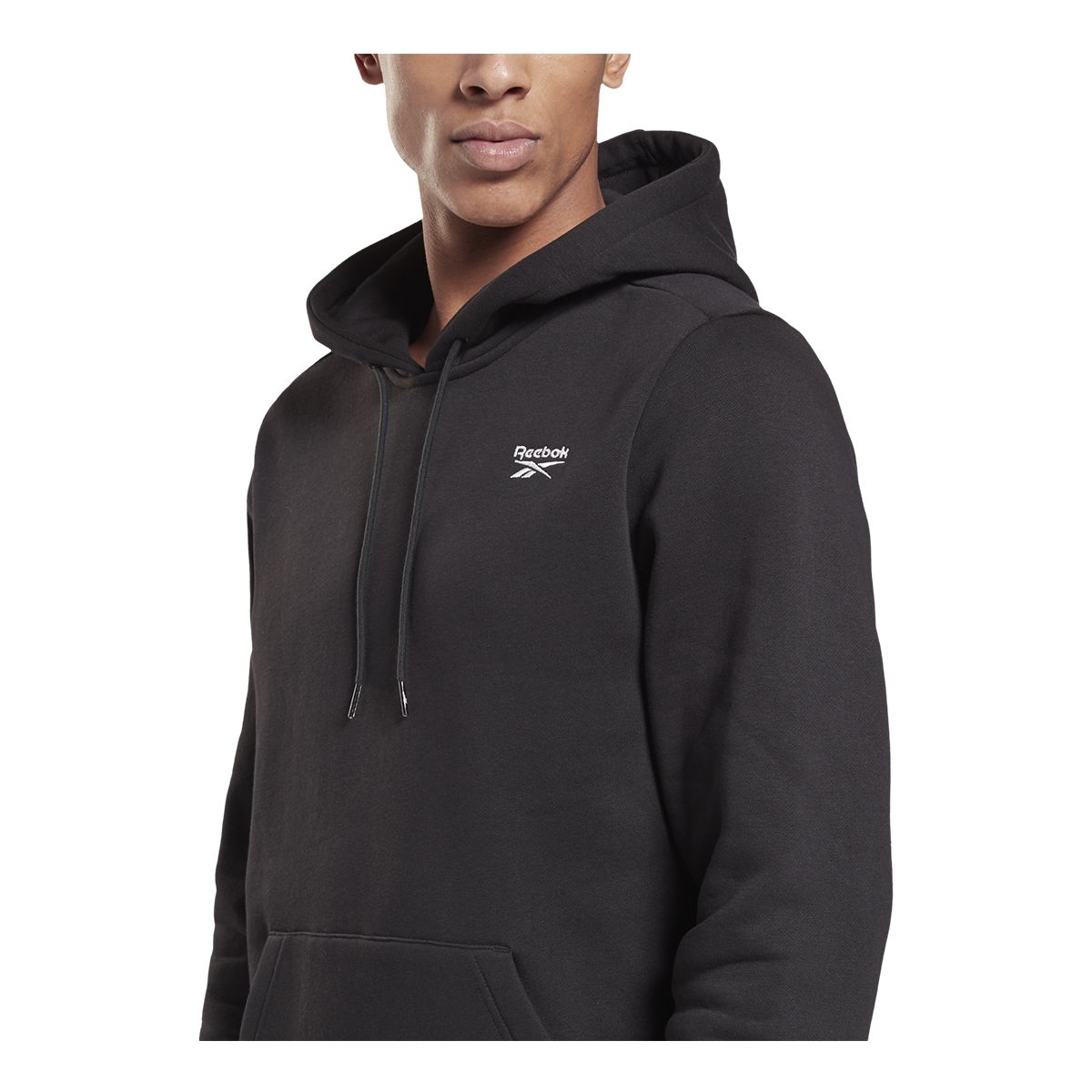 Reebok Men's LBR Hoodie, Pullover, Fleece, Drawstring
