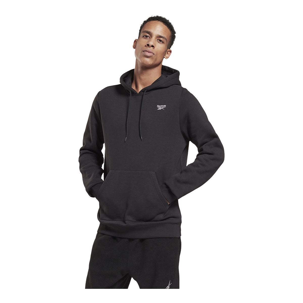 Reebok Men's LBR Hoodie, Pullover, Fleece, Drawstring