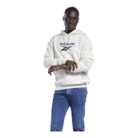 Reebok Classic Vector Casual Foundation Hoodie, Pullover, Drawstring Front_Angled_Left