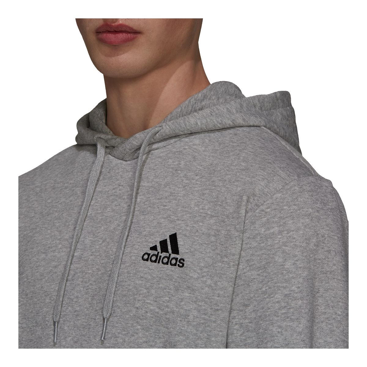 adidas Men's Feel Cozy Hoodie, Pullover, Fleece, Drawstring