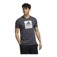 adidas Men's Camo Box T Shirt Front_Angled_Right