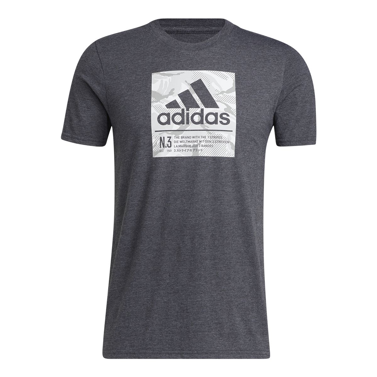 adidas Men's Camo Box T Shirt
