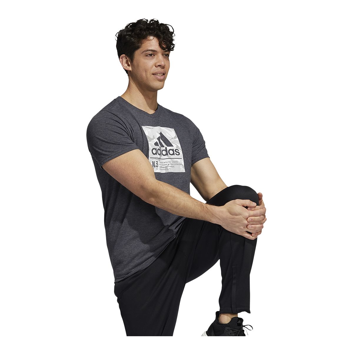 adidas Men's Camo Box T Shirt