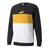 PUMA Men's Essentials Colorblock Sweatshirt Front_Angled_Left