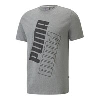 PUMA Men's Power Logo T Shirt Front_Angled_Left