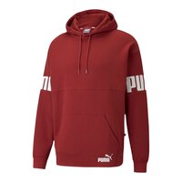 PUMA Men's Power Colorblock Hoodie, Pullover, Drawstring Front_Angled_Left