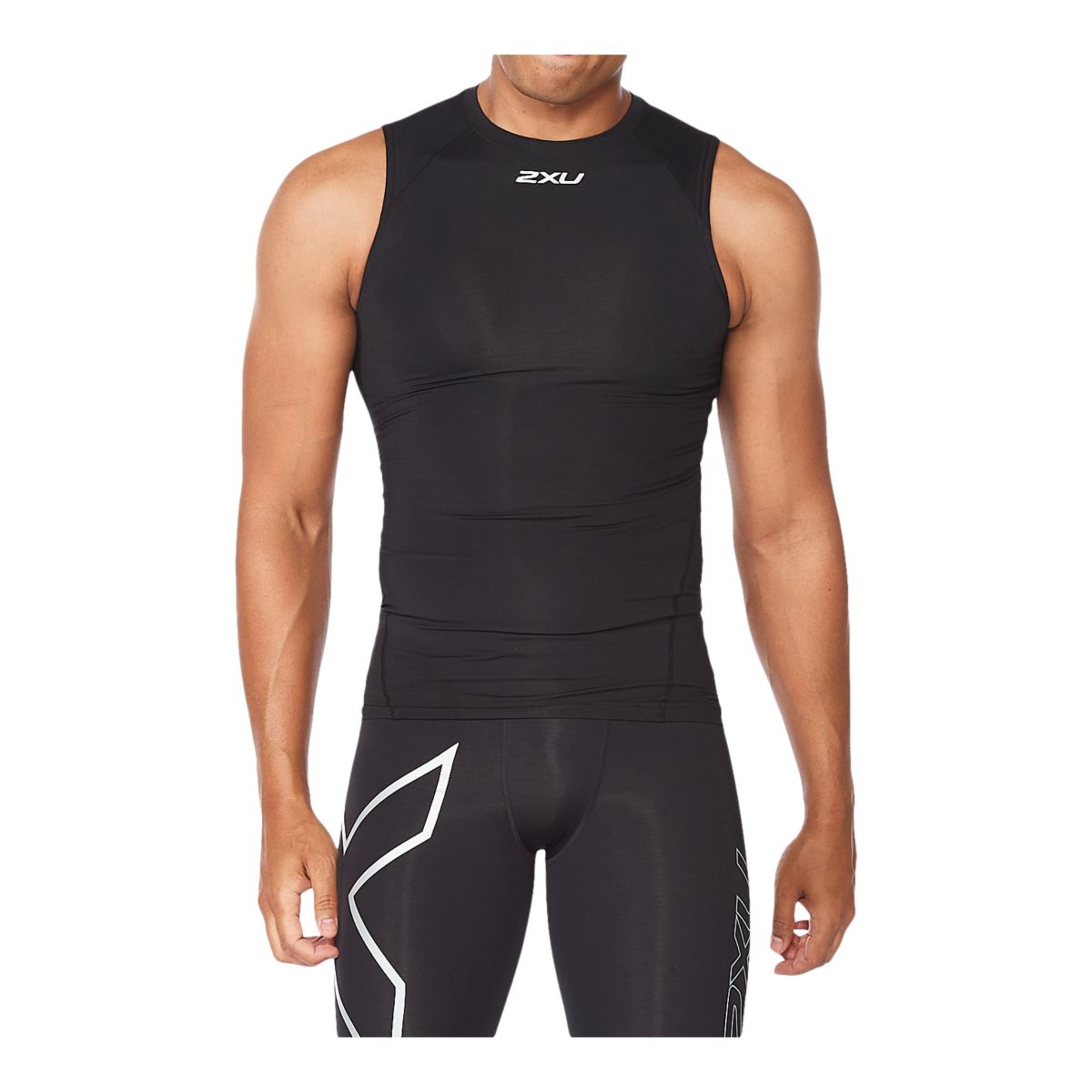 2XU Men's Core Compression Tank Top, Sleeveless