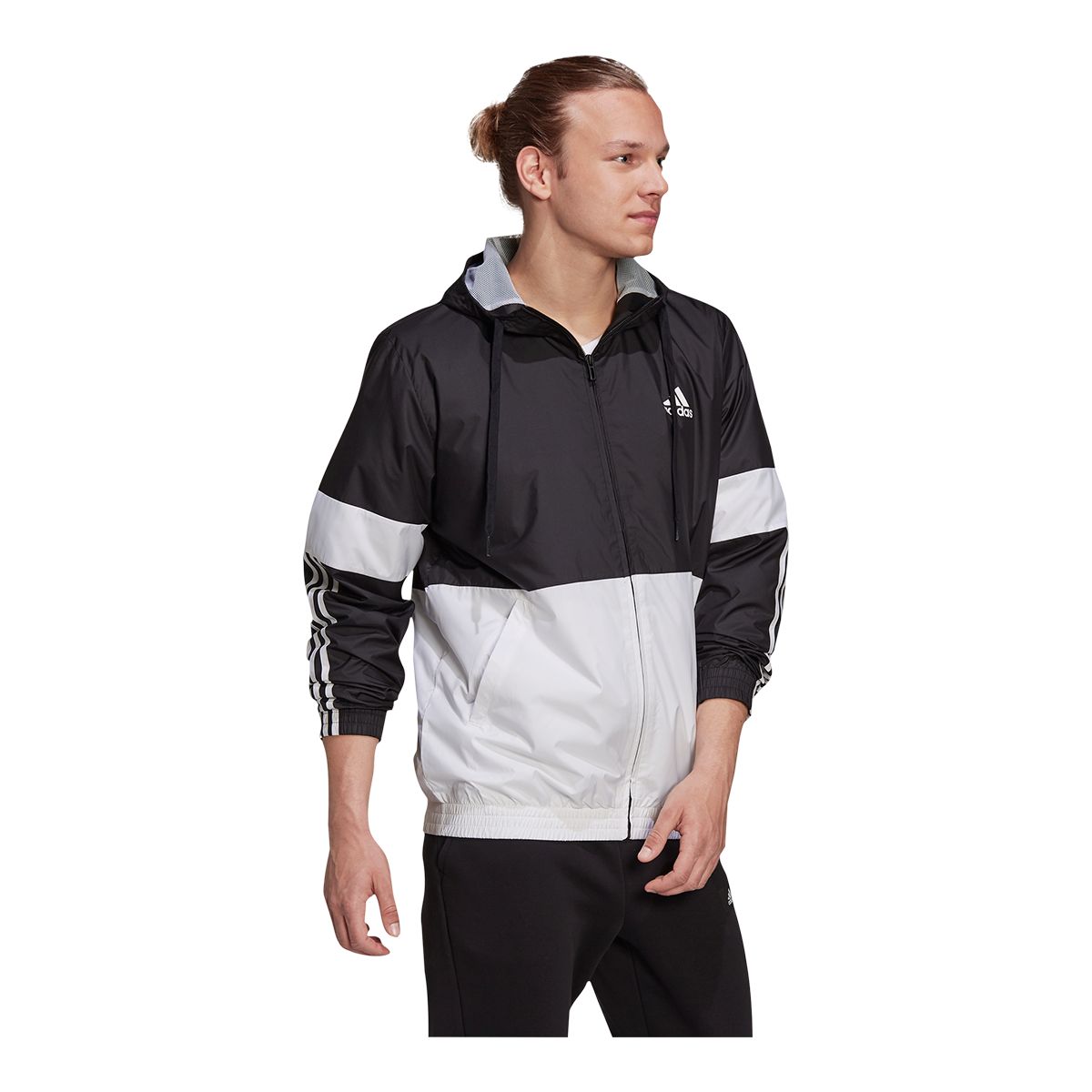 adidas Men's Colorblock Windbreaker Jacket