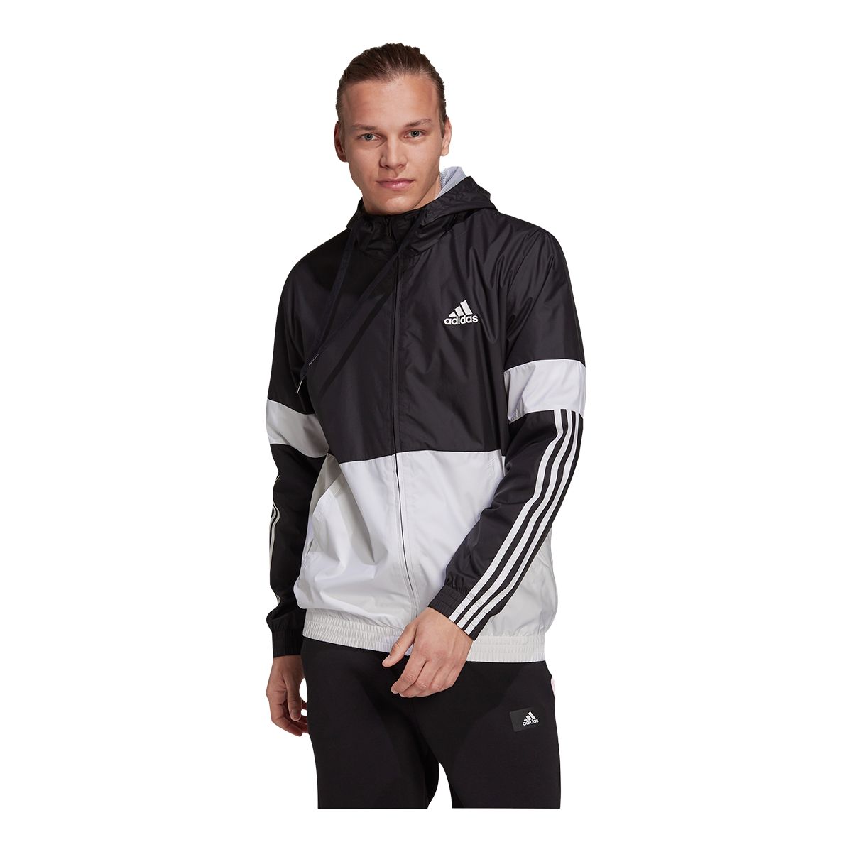 adidas Men's Colorblock Windbreaker Jacket