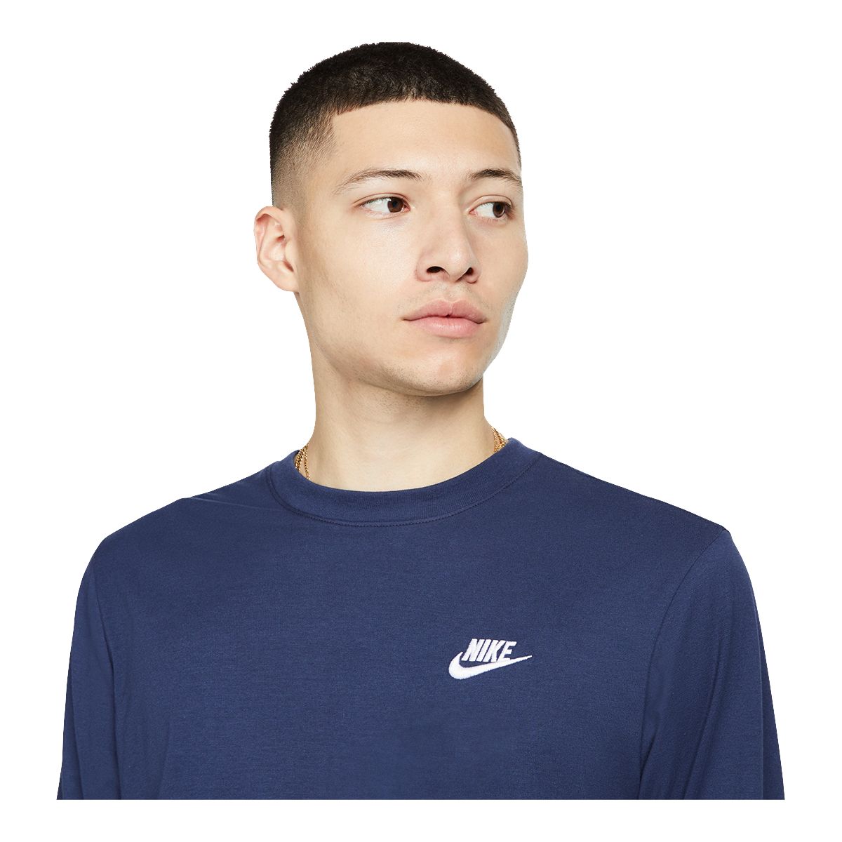 Nike Sportswear Men's Club Long Sleeve T Shirt