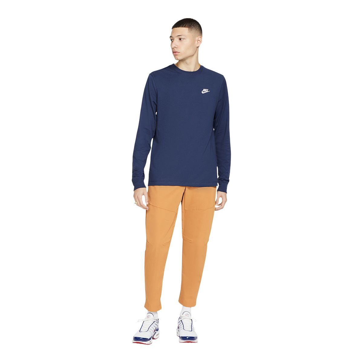 Nike Sportswear Men's Club Long Sleeve T Shirt