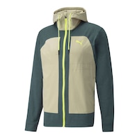 Puma Men's Cloudspun Protect Jacket Front_Three_Fourths_Angled_Left