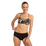 Nike Women's Core Brief Swimsuit Bikini Bottom Front_Flat